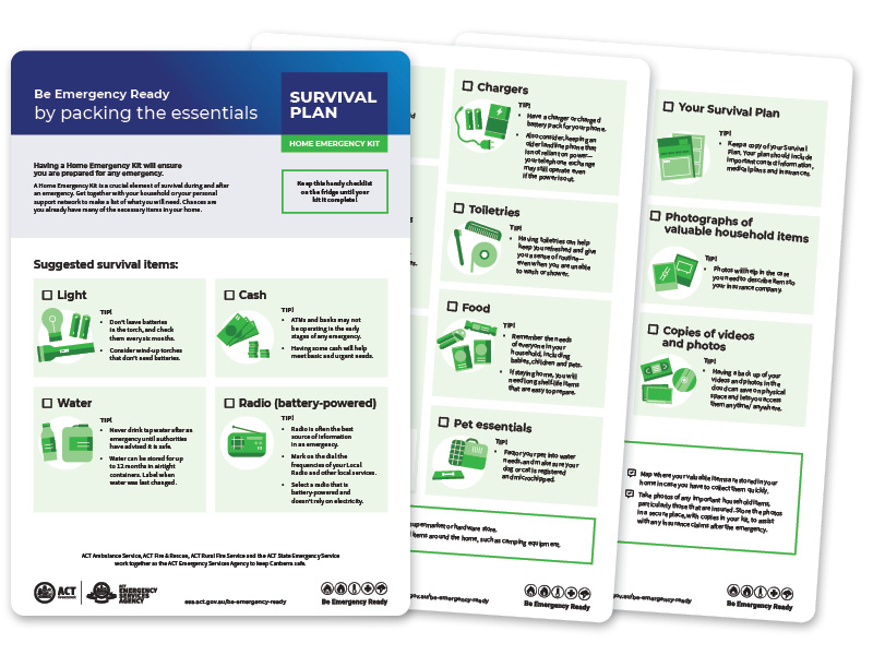 Home Emergency Kit Packing List